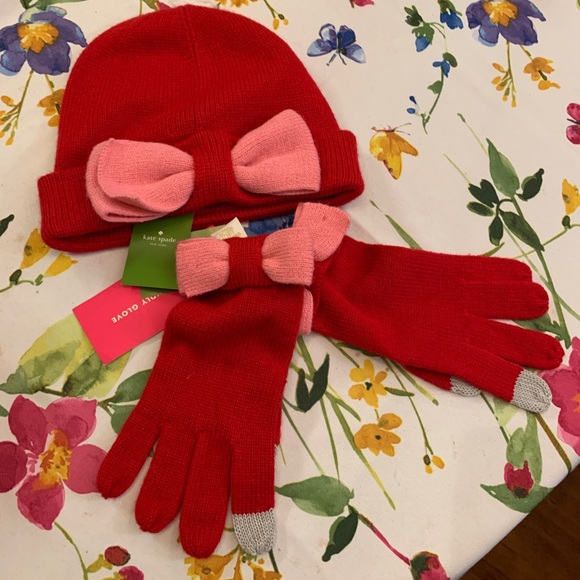 NWT Kate Spade Hat and Gloves - Picture 2 of 5